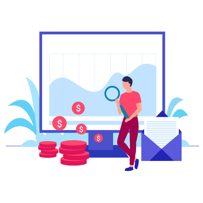 Illustration of customer re-engagement strategies, featuring personalized offers and repeat sales optimization